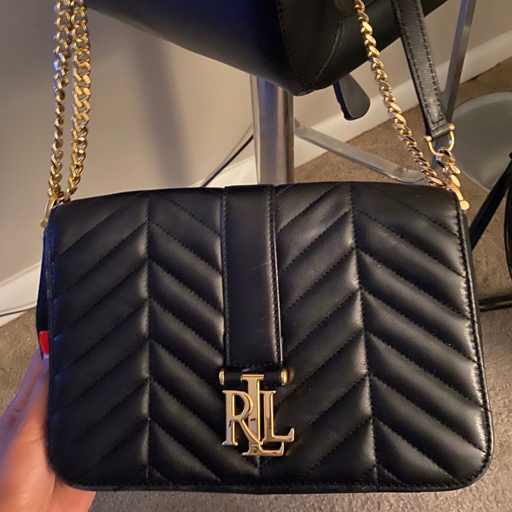 Ralph Lauren shoulder logo bag